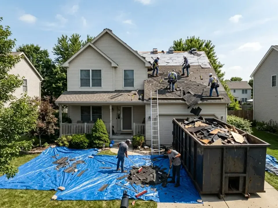 roof-replacement-debris-remova-004 — frequently asked questions, Cheapest Dumpster Rentals in Western Springs, IL